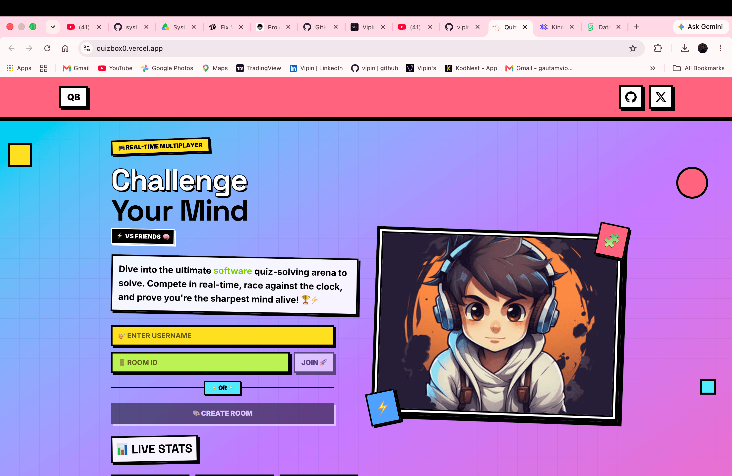 Quizbox preview